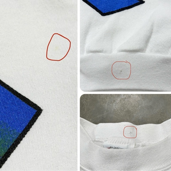 Vintage 90s Freeze Taz Looney Tunes Sweatshirt L USA - Picture 9 of 9